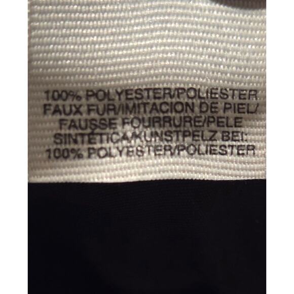 Rachel Roy Faux Leather Moto Jacket XL w/ Removable Fur Collar - Picture 10 of 16